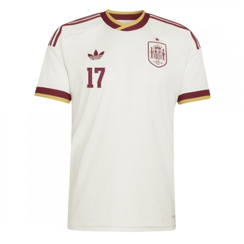 Spanien Nico Williams #17 Replika Bortatröja VM 2026 Kortärmad